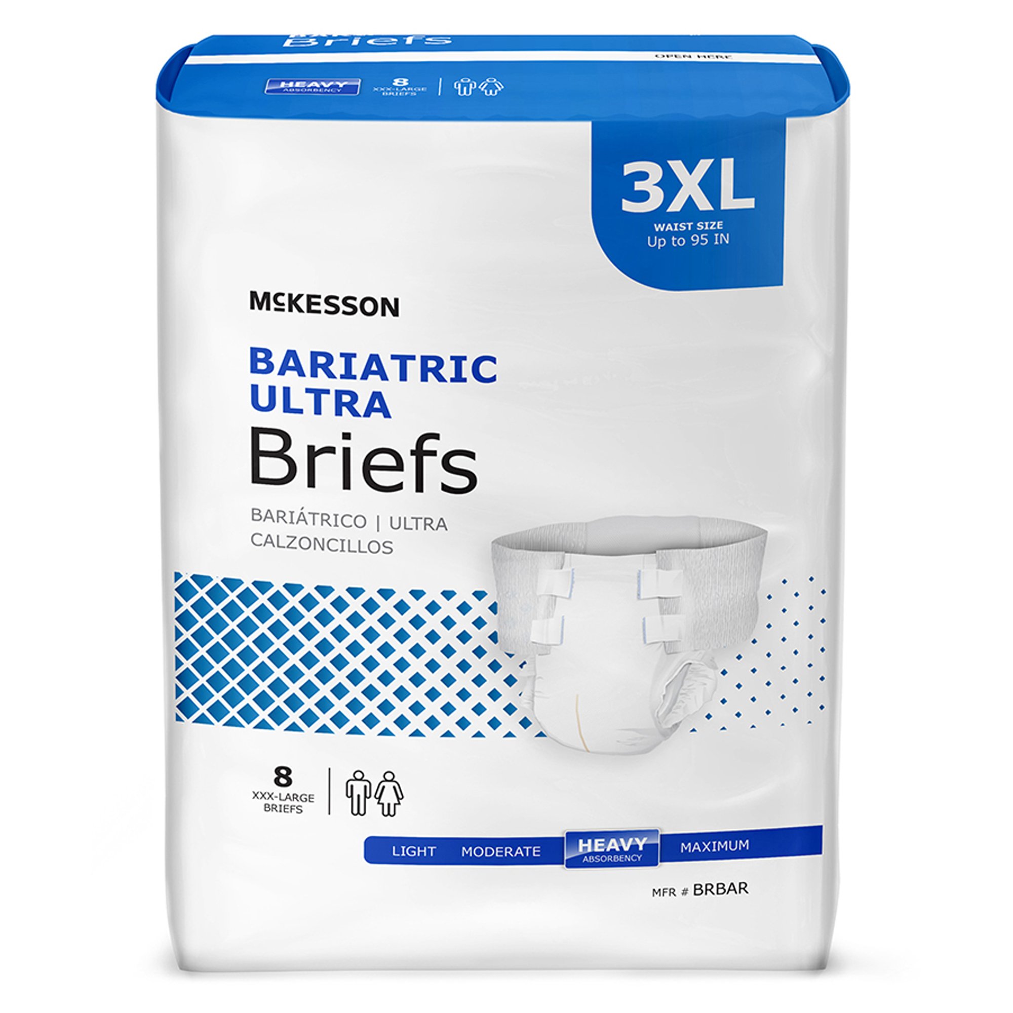 McKesson Ultra Plus Heavy Absorbency Bariatric Incontinence Brief Questions & Answers