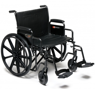 Is the Traveler HD Wheelchair available with a 22" seat and full arms?