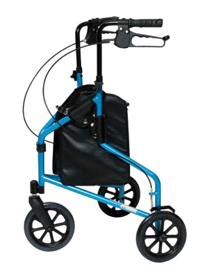 What is the weight of the Lumex 3 Wheel Cruiser rollator?