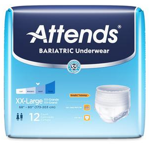 Can attends bariatric underwear be washed and reused if unused?