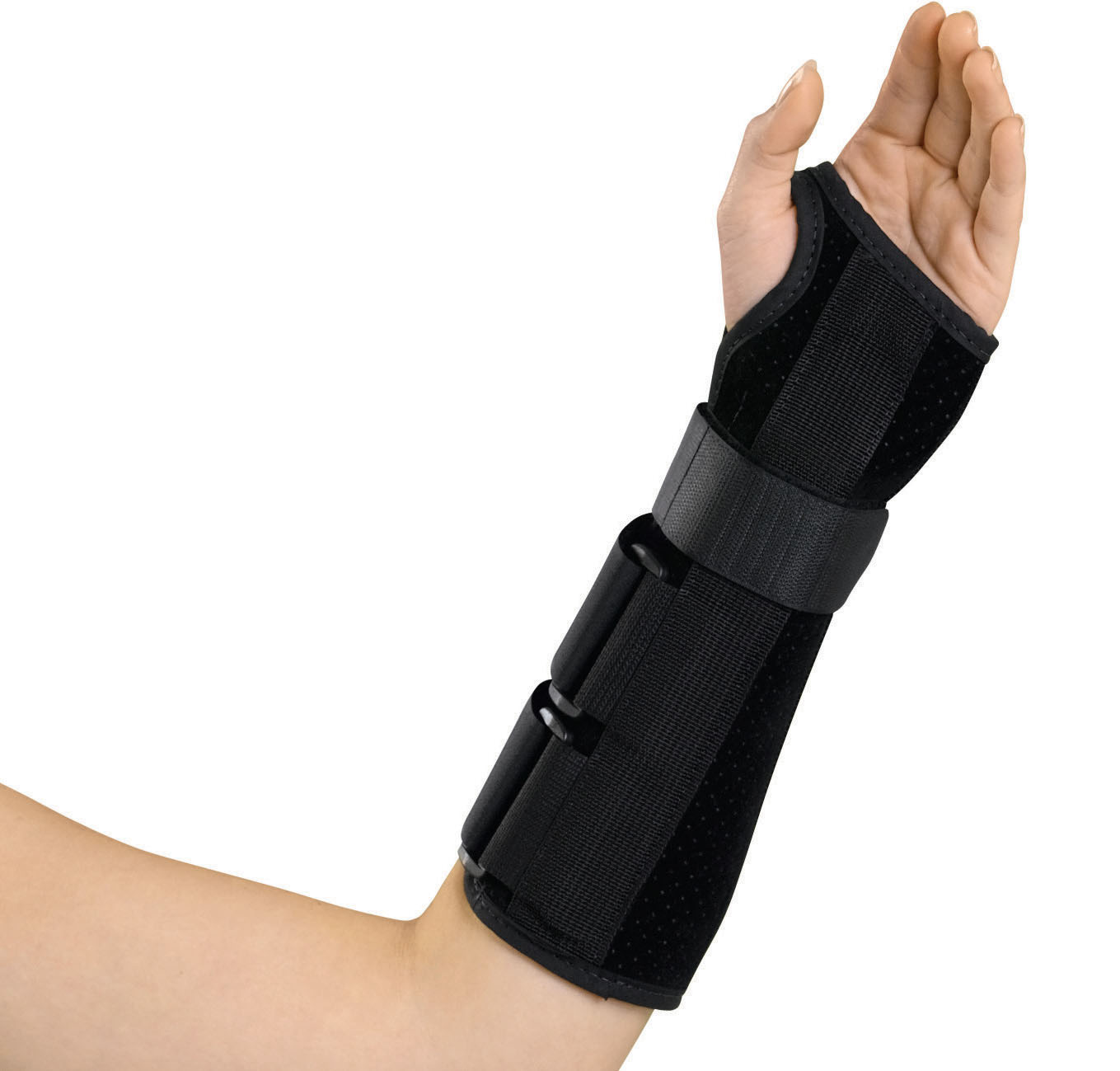 How do I choose the right size for wrist and forearm splints?