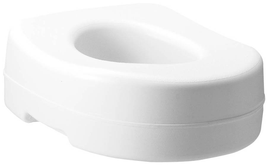 What is the installation process for the Carex raised toilet seat?