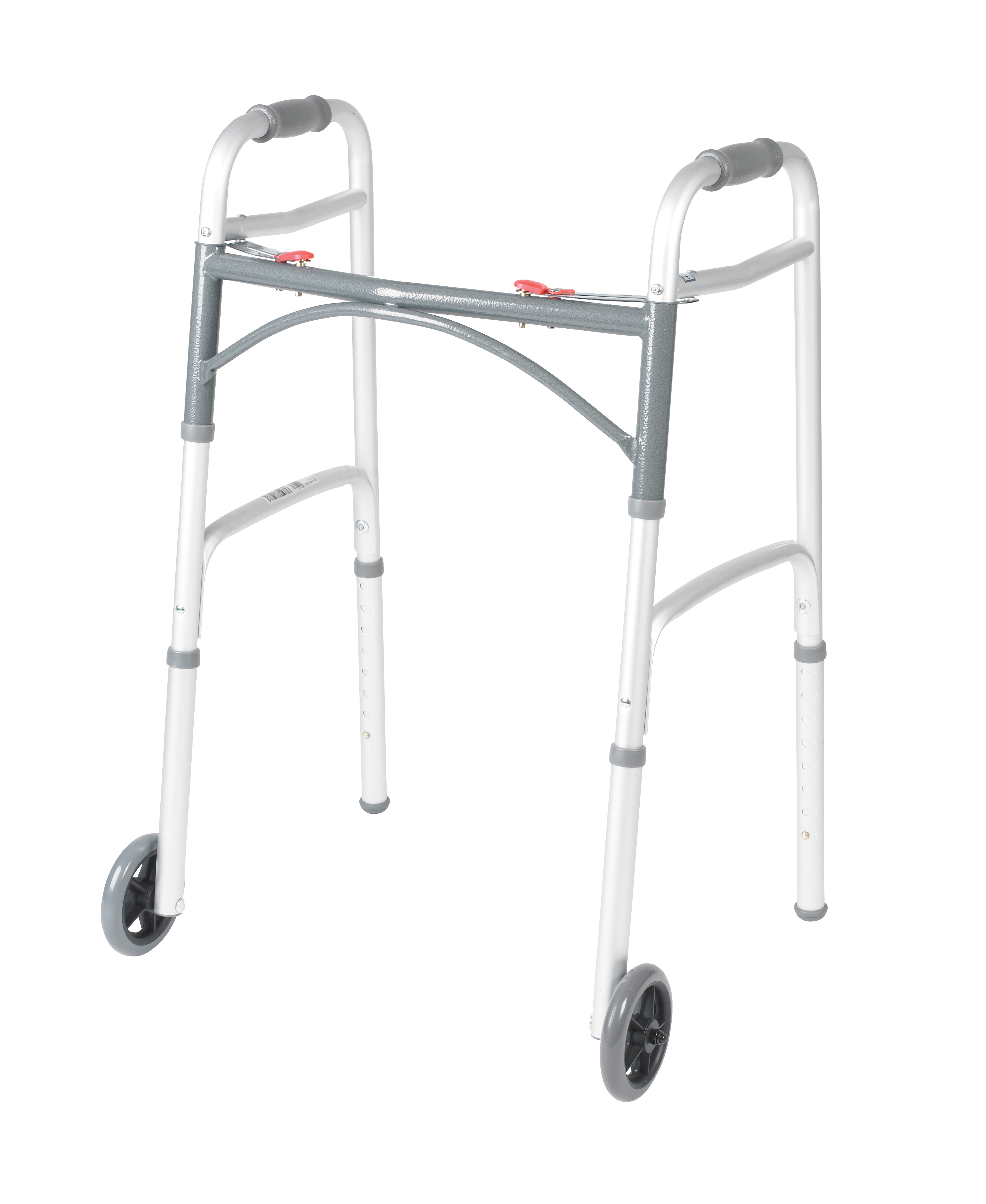 Can the drive walker 10210 4 fit through a 21-inch doorway without tilting?