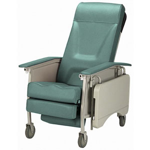 What are the seat and back rest widths of the adult recliner?