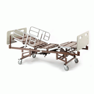 What is the lowest setting for the Invacare bariatric bed? It must be 12 inches from the floor.