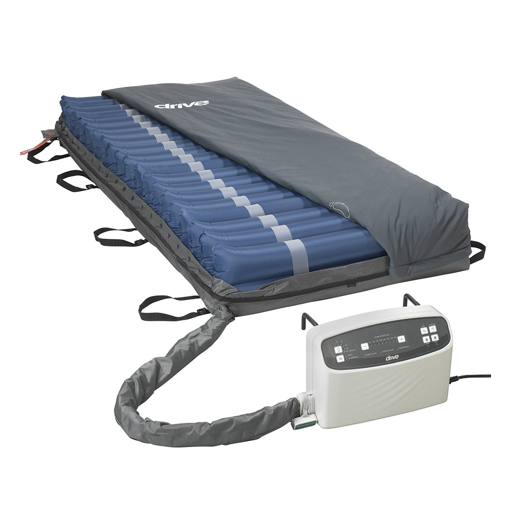 Could you provide the dimensions of the Med Aire bed system?