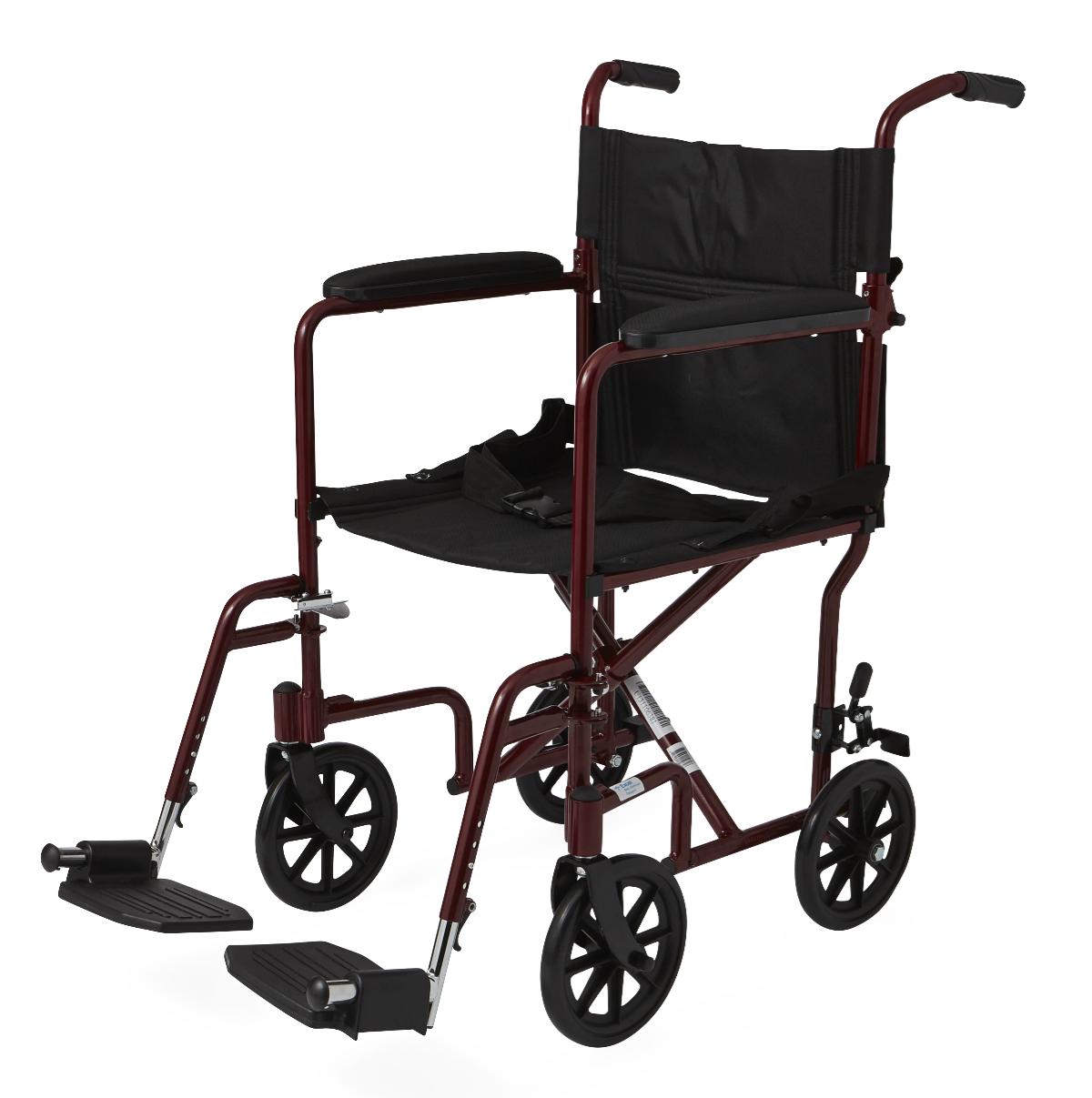 Aluminum Transport Chair with 8" Wheels Questions & Answers