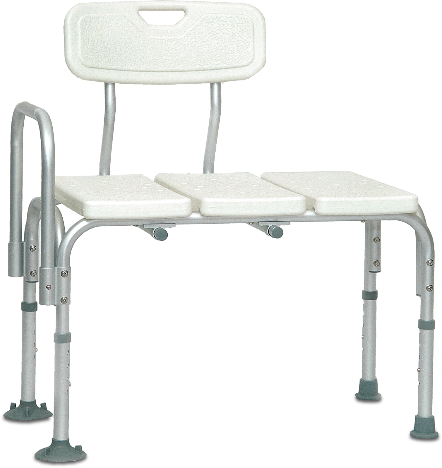 Is the seat adjustable on the ProBasics Transfer Bench?