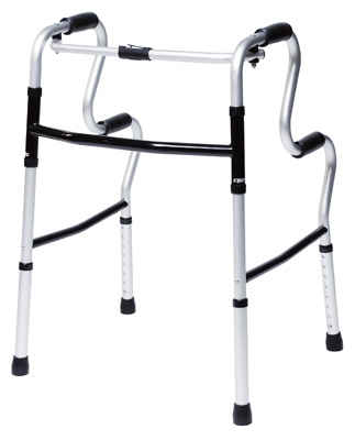 Can the UpRise Onyx lumex folding walker adjust for a 6-foot person?