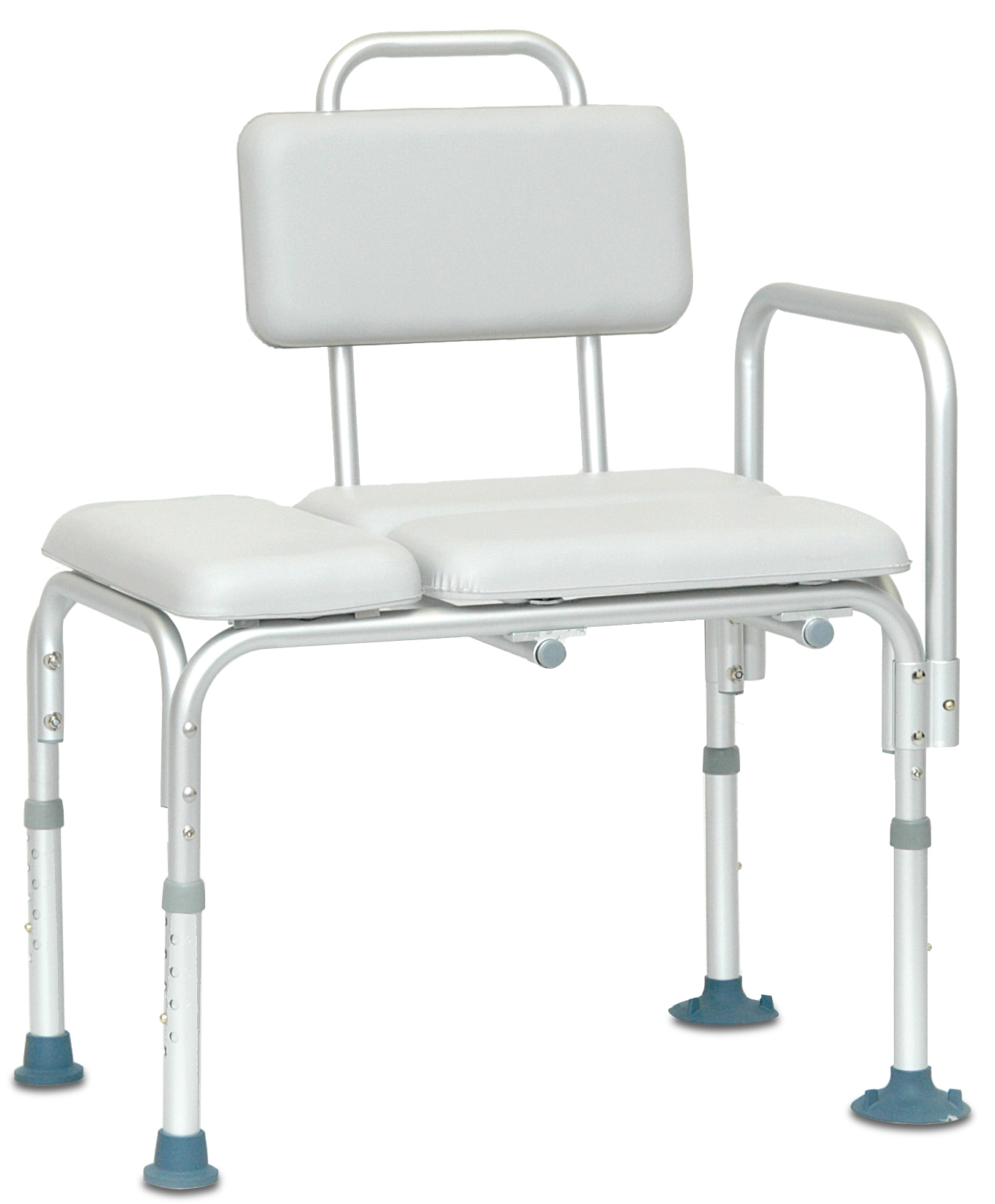 Could you detail the PMI Padded Transfer Bench with padded feet?