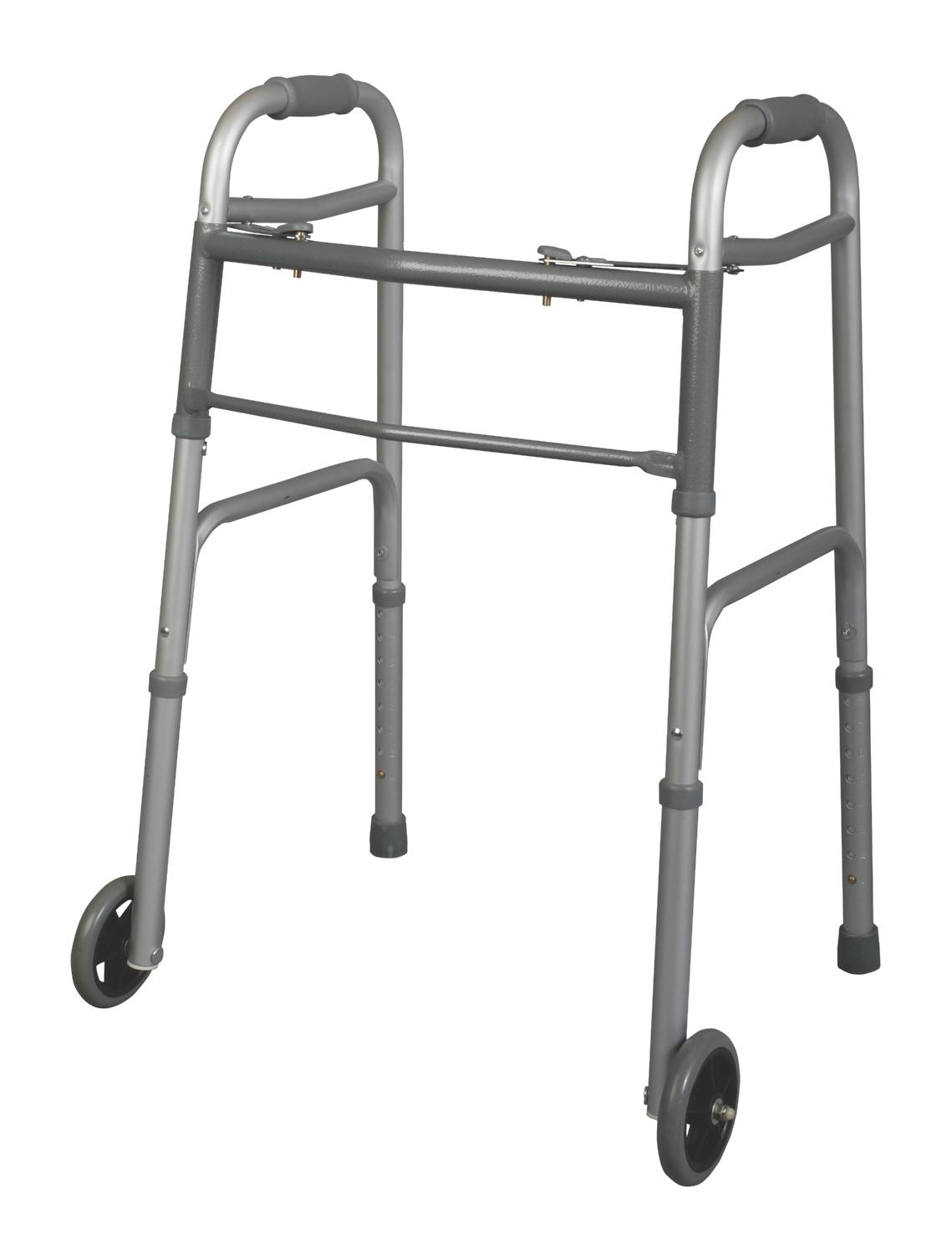 Can all legs of the youth walker have wheels installed?