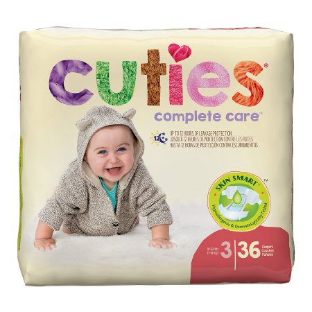 Are Cuties diapers available in size 7 for a 62 lbs child?