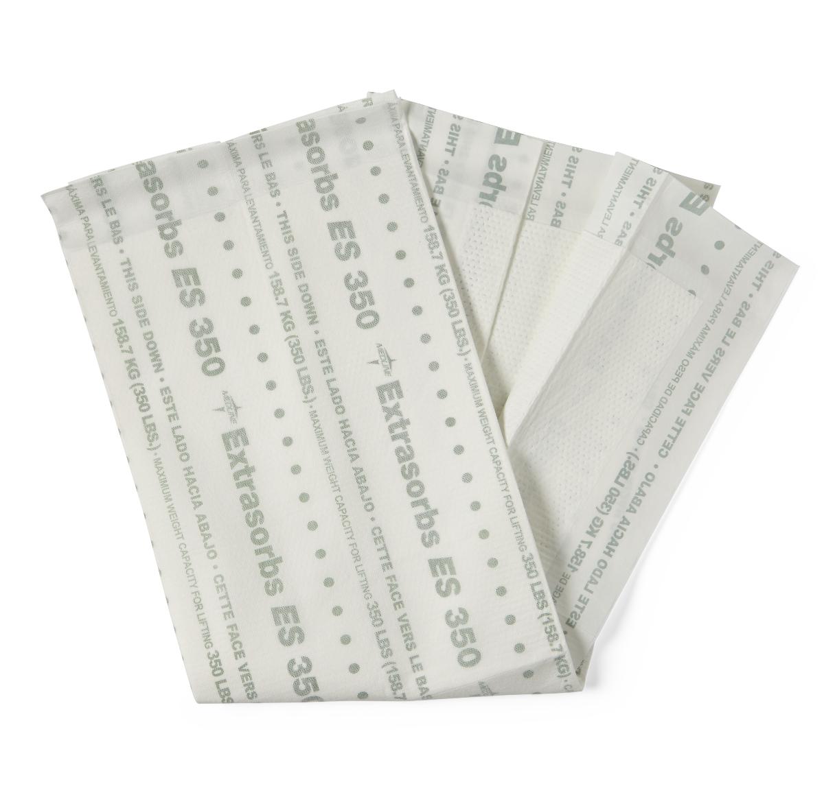 What is the size of the ExtraSorbs Extra Strong DryPads?