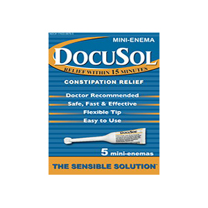 Is the Docusol mini enema case composed of 120 boxes of 5 pieces?