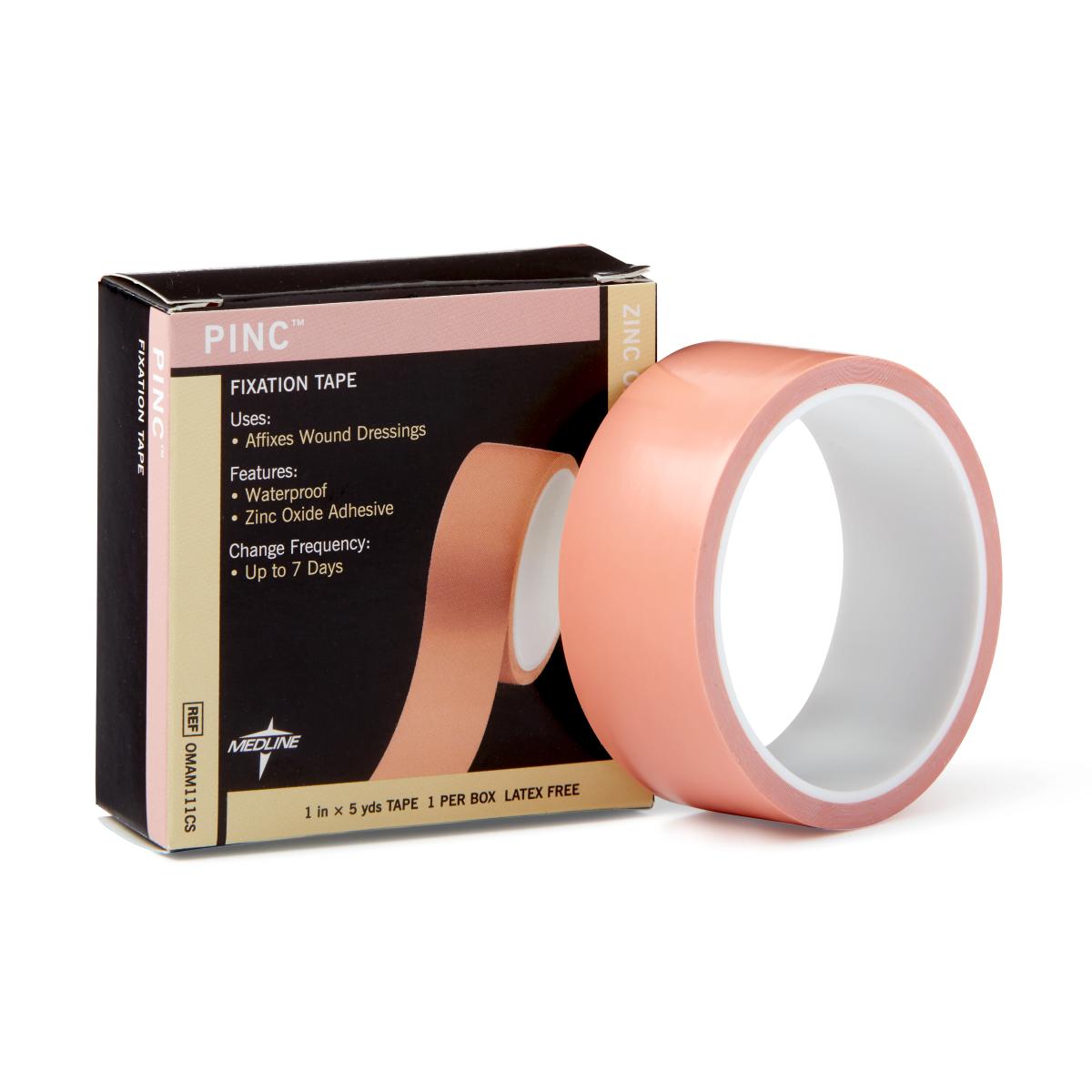 Pinc Zinc Oxide Fixation Tape, 1" X 5YD Questions & Answers