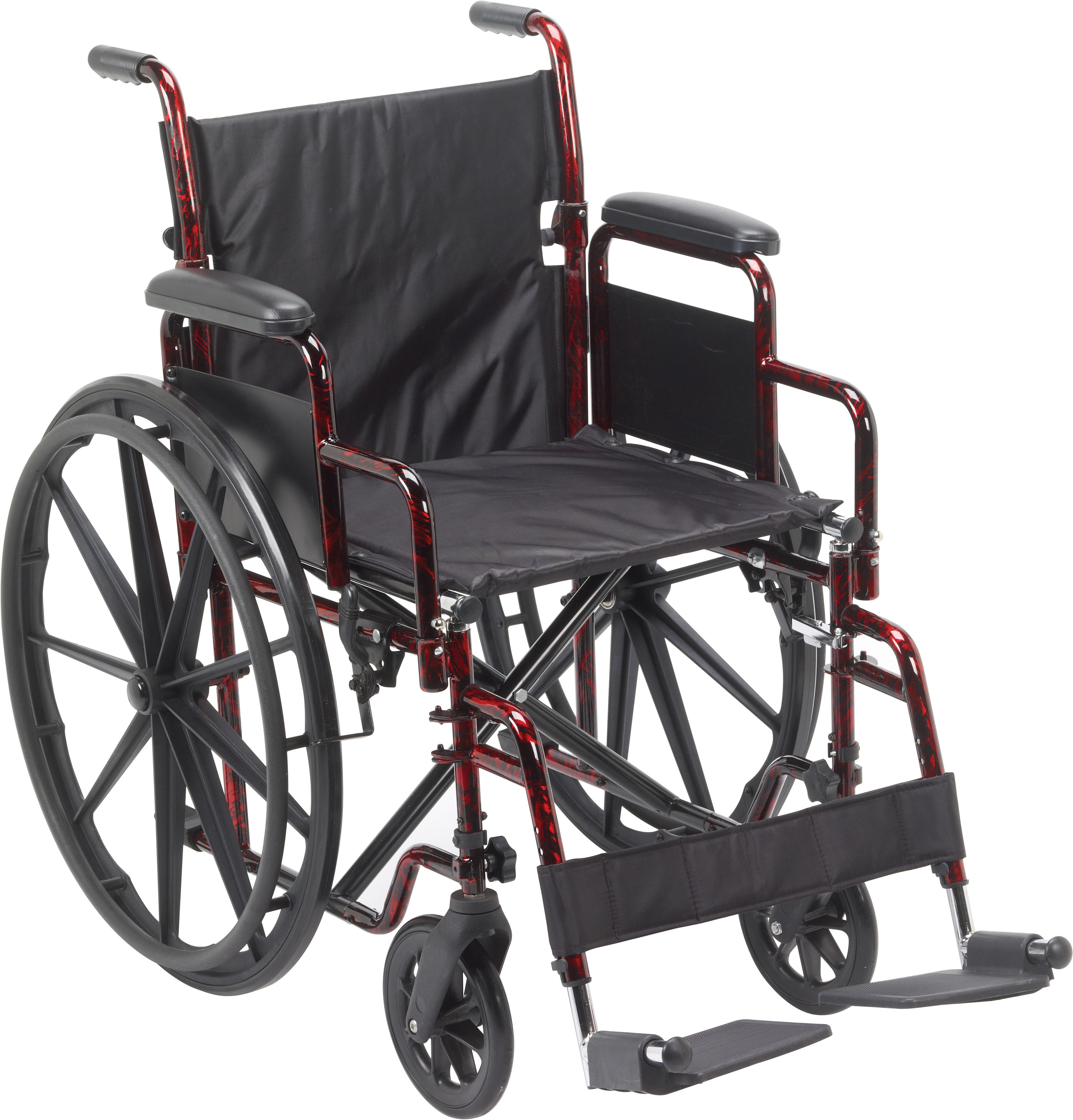 Does the Drive Medical Rebel Lightweight Wheelchair have a buckle?