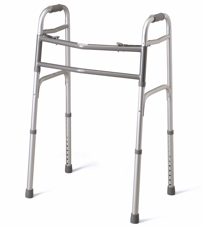 Bariatric Two-Button Folding Walker Questions & Answers