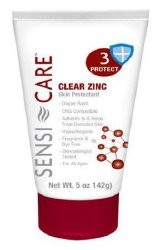 How can I remove five tubes of Sensi-Care Clear Zinc cream?