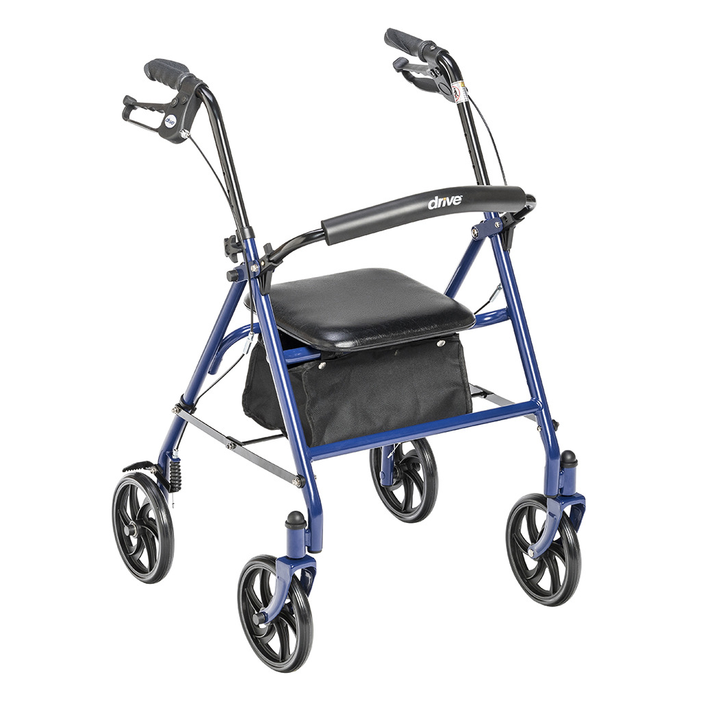 Is it possible to adjust the hand grips on the Steel Rollator?