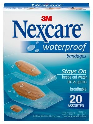 What are the dimensions of the 3M Nexcare Waterproof Bandage?