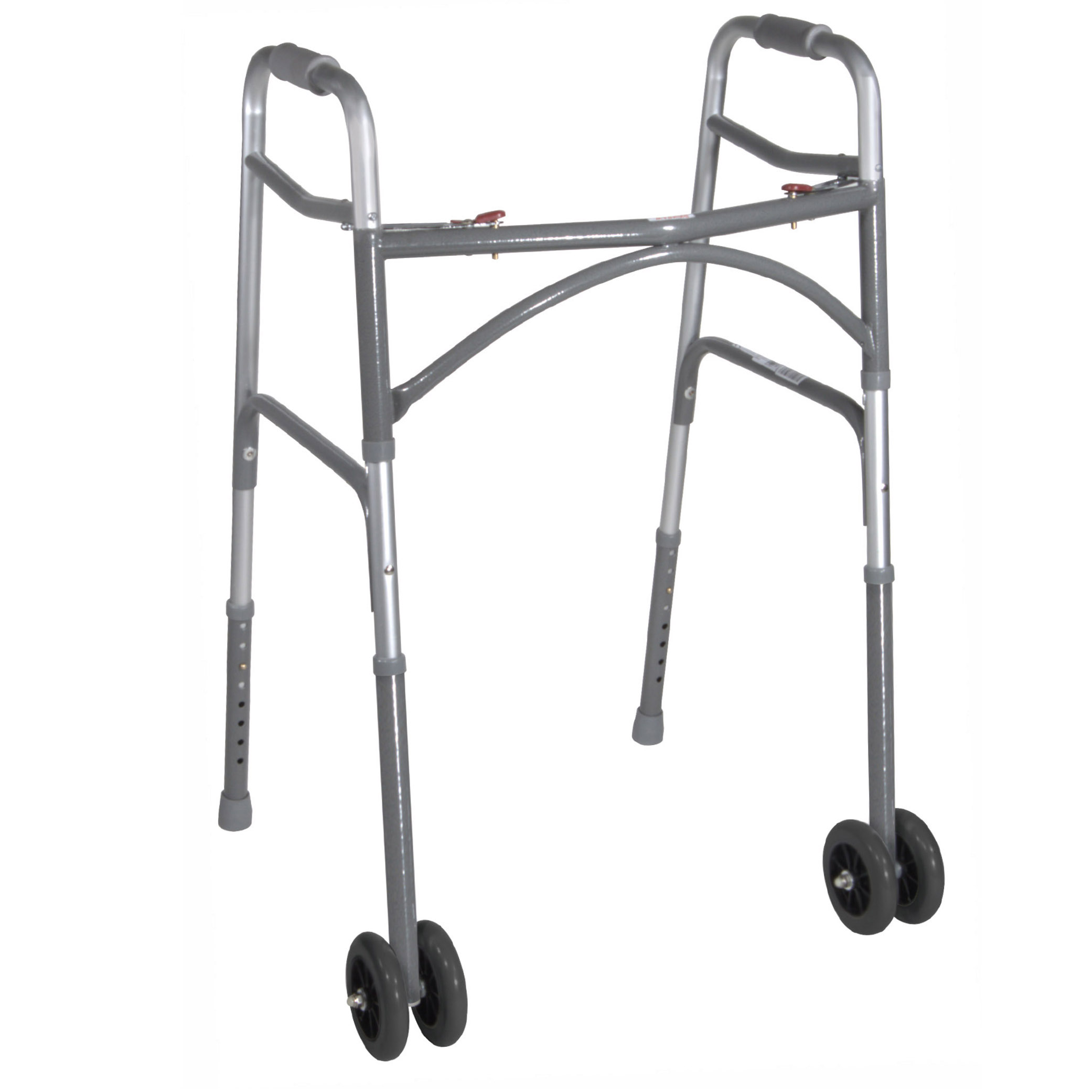 Heavy Duty Bariatric Two Button Walker with Wheels Questions & Answers