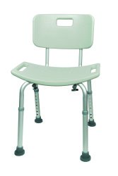 What are the seat measurements of the McKesson Bath Bench?