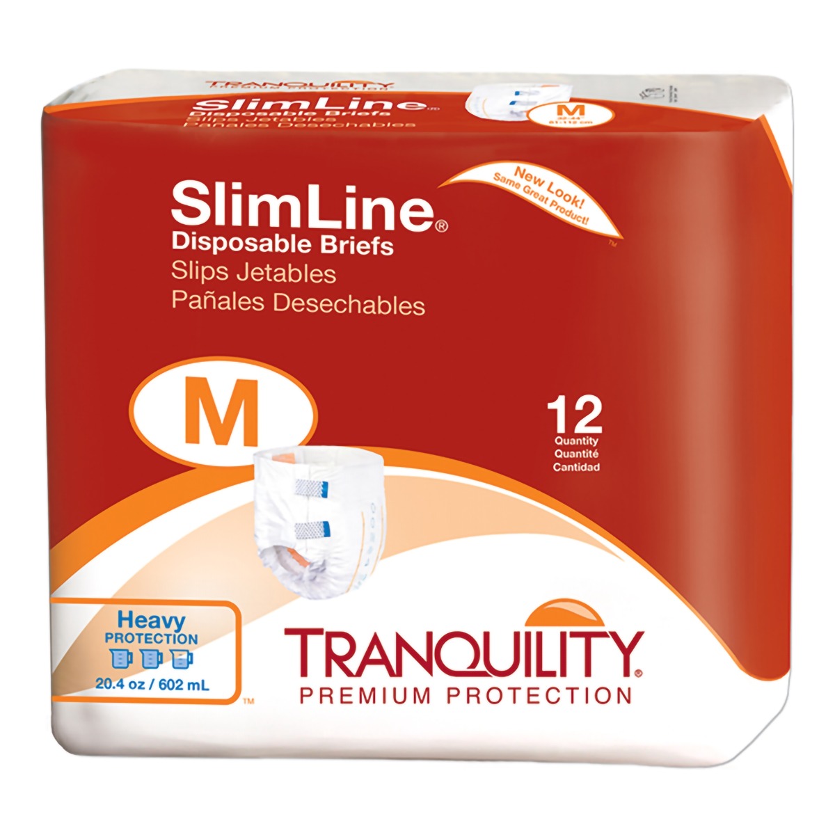 Do tranquility slimline disposable briefs have a plastic backing?