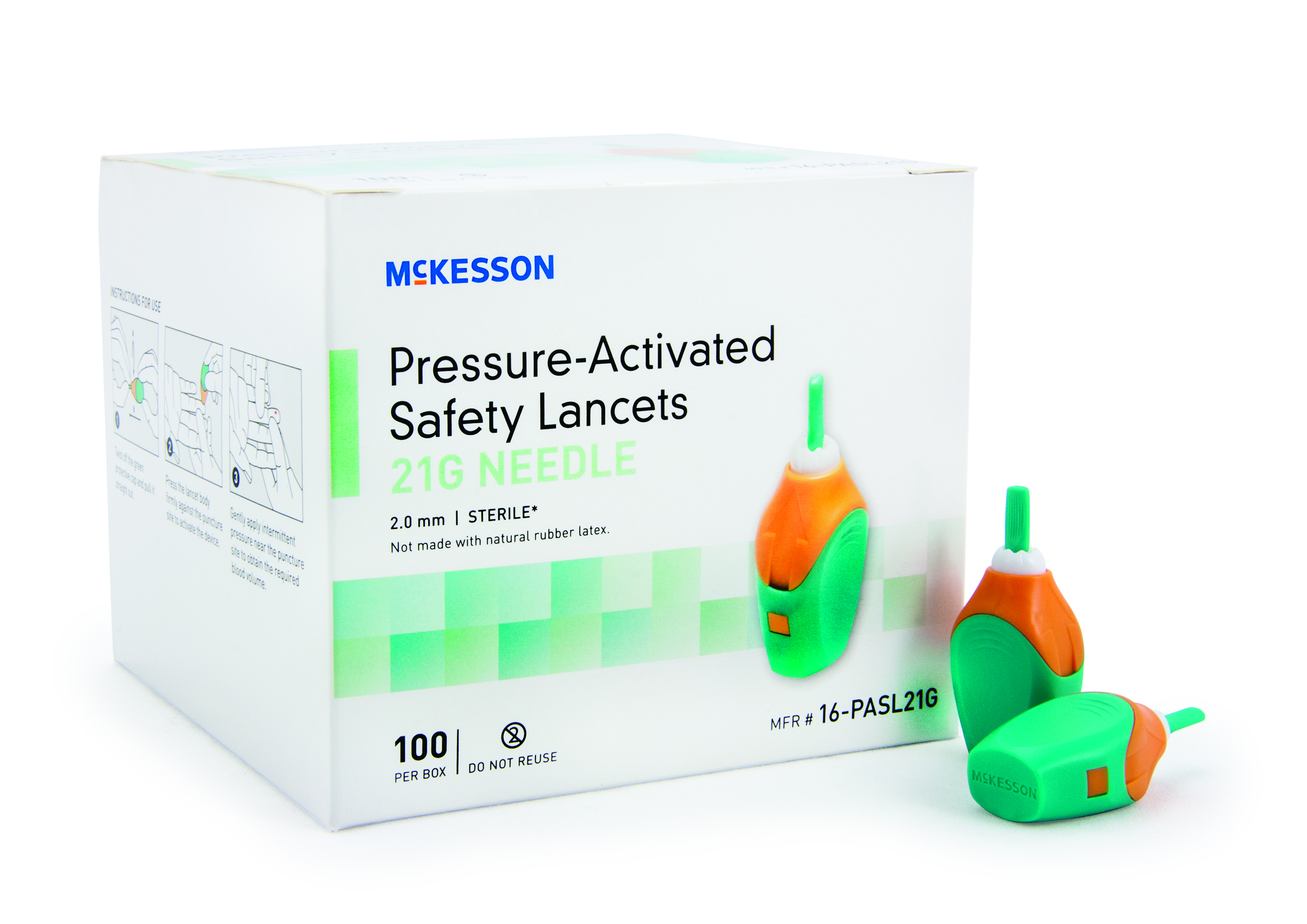 McKesson Pressure Activated Safety Lancet Questions & Answers