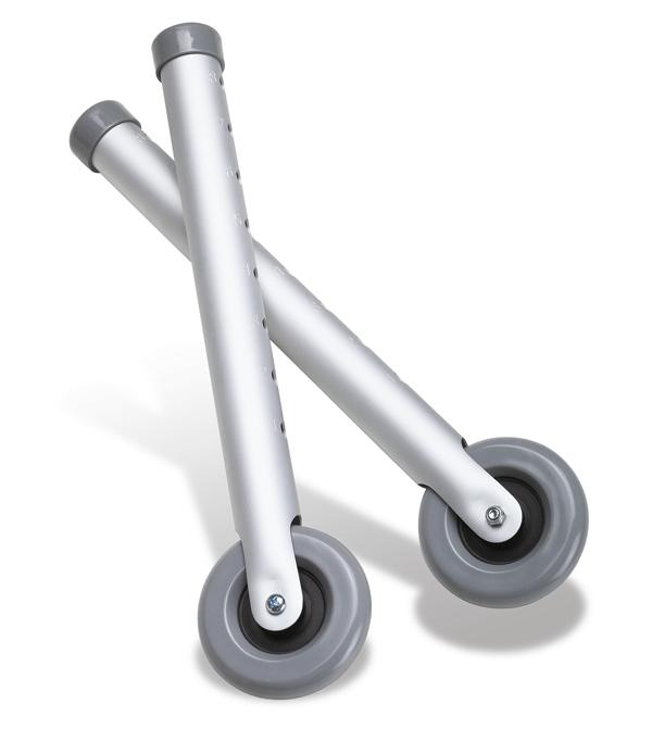 Can these wheels for walkers fit an Invacare model G6291-1?