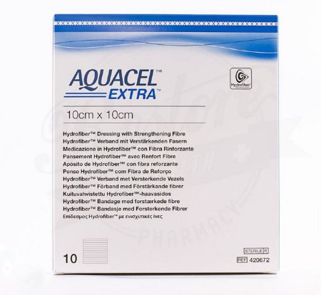 Is silver (Ag) present in this Aquacel Extra hydrofiber dressing?