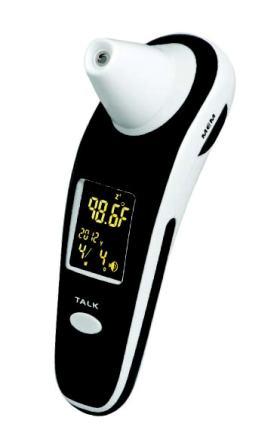 Can you configure the DigiScan thermometer to display in Fahrenheit?