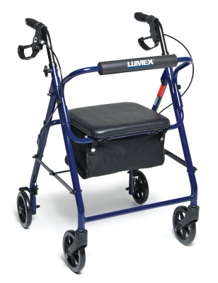 Does the Walkabout 4 rollator offer hand/arm and height adjustments?