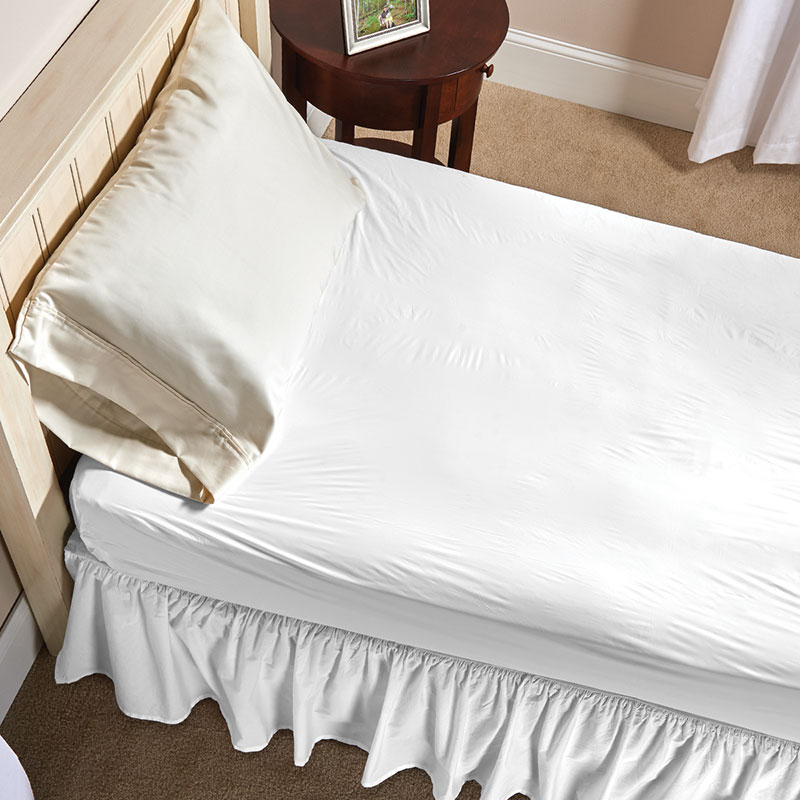 Is this allergy mattress cover waterproof? What's the fabric content?