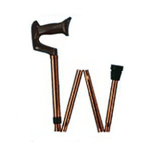 Adj. Black Folding Cane w/Walnut Finish Derby Hndl Questions & Answers