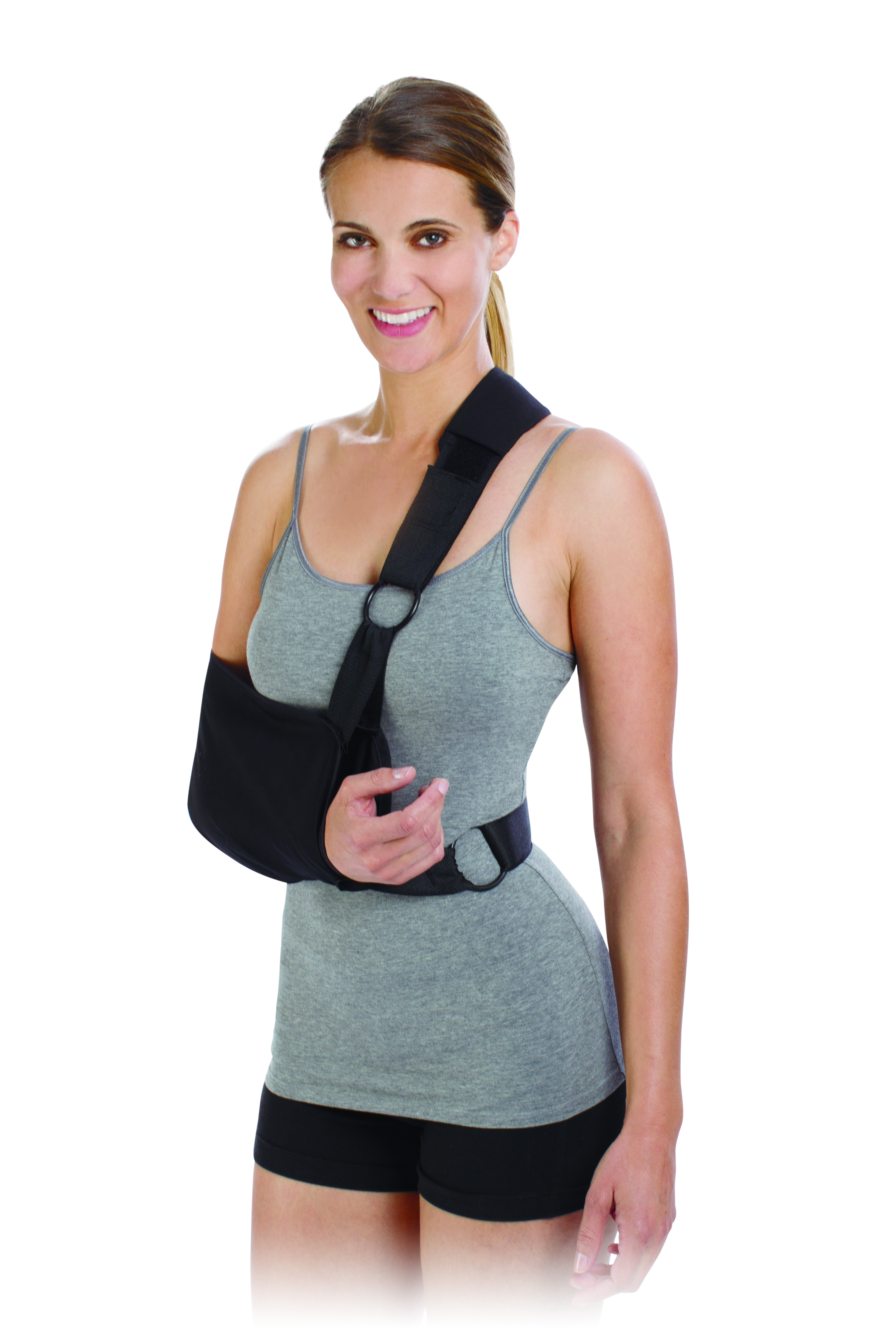 What is the material of the ProCare Clinic shoulder sling?