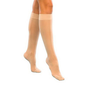 Health Support Vascular Hosiery 15-20 mmHg, Knee Length Questions & Answers