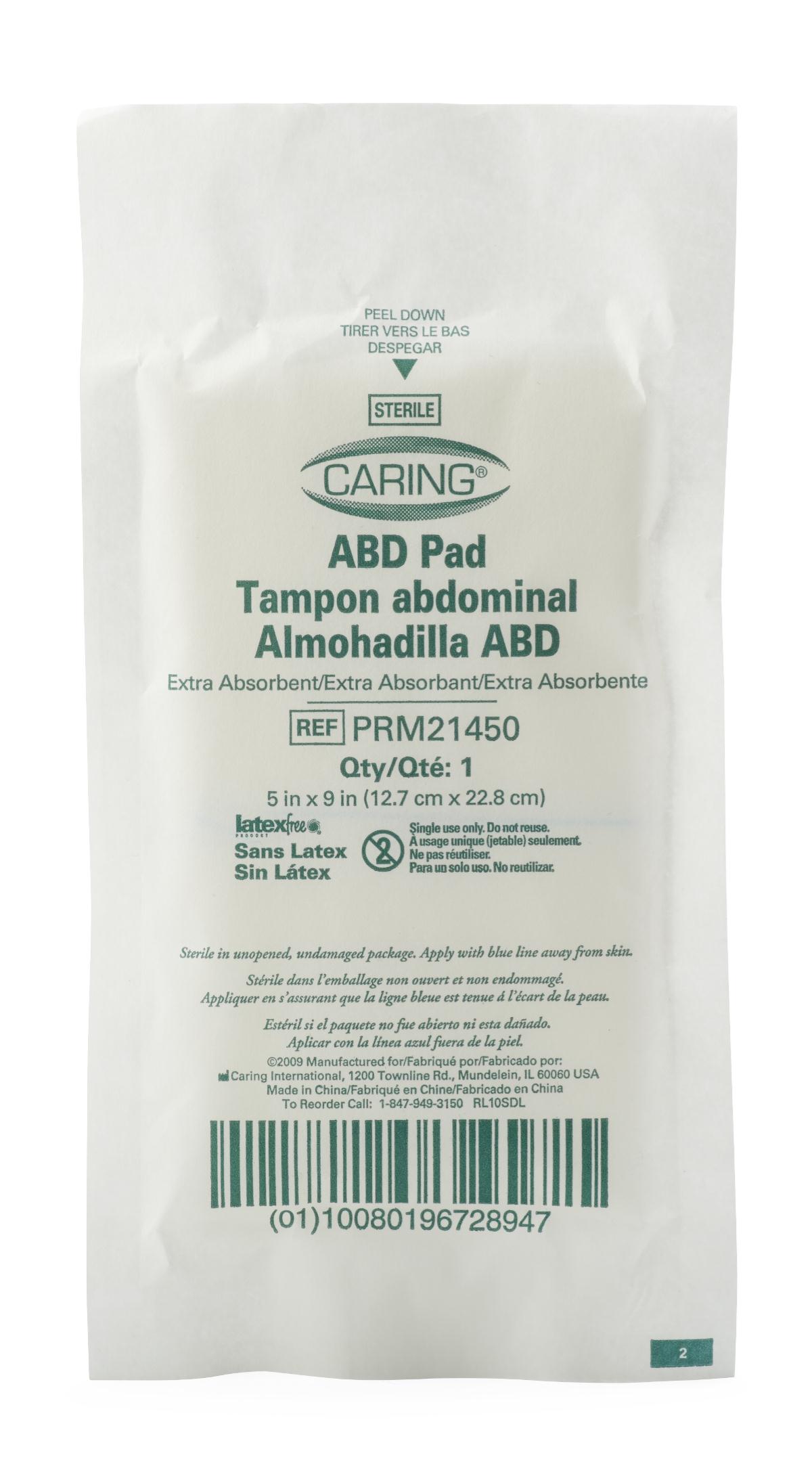 Caring Sterile Abdominal Pads Questions & Answers