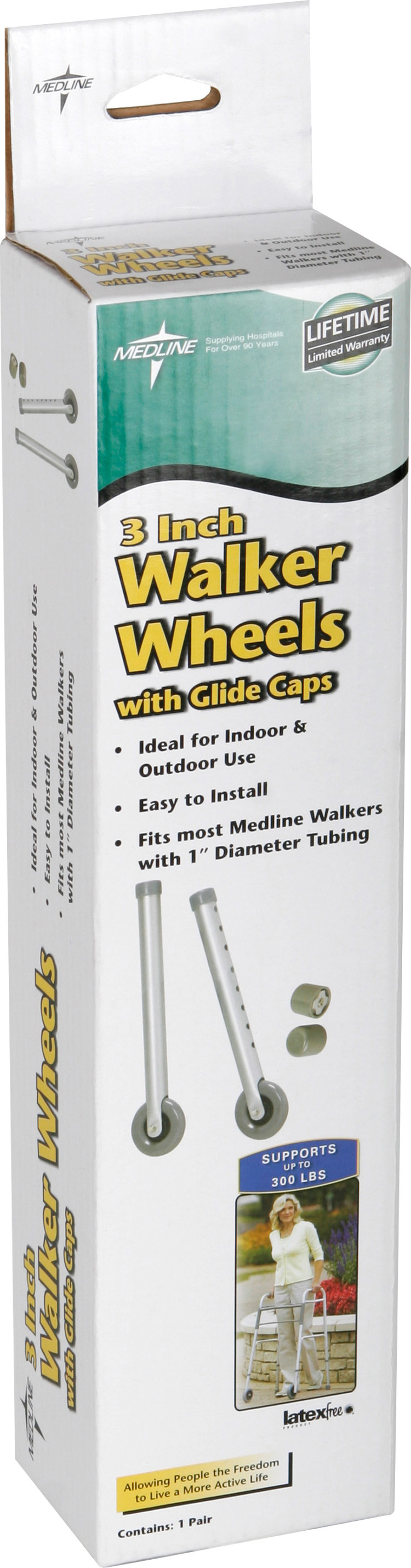 Walker 3" Replacement Casters Questions & Answers