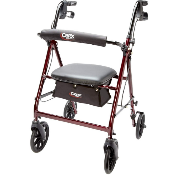 Rolling Walker, 38-3/4" x 26" x 27" Questions & Answers