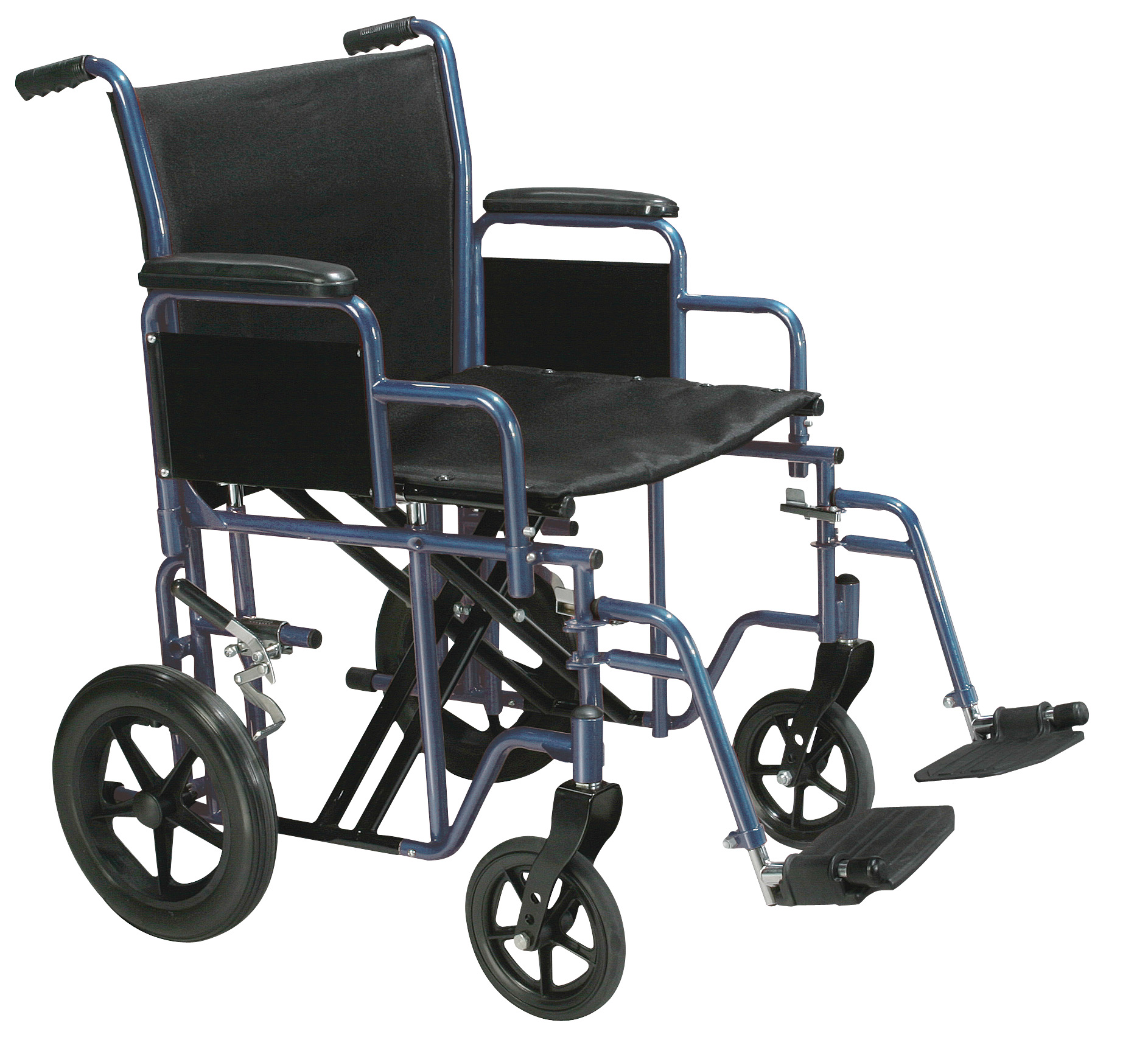 Bariatric Steel Transport Wheelchair Questions & Answers