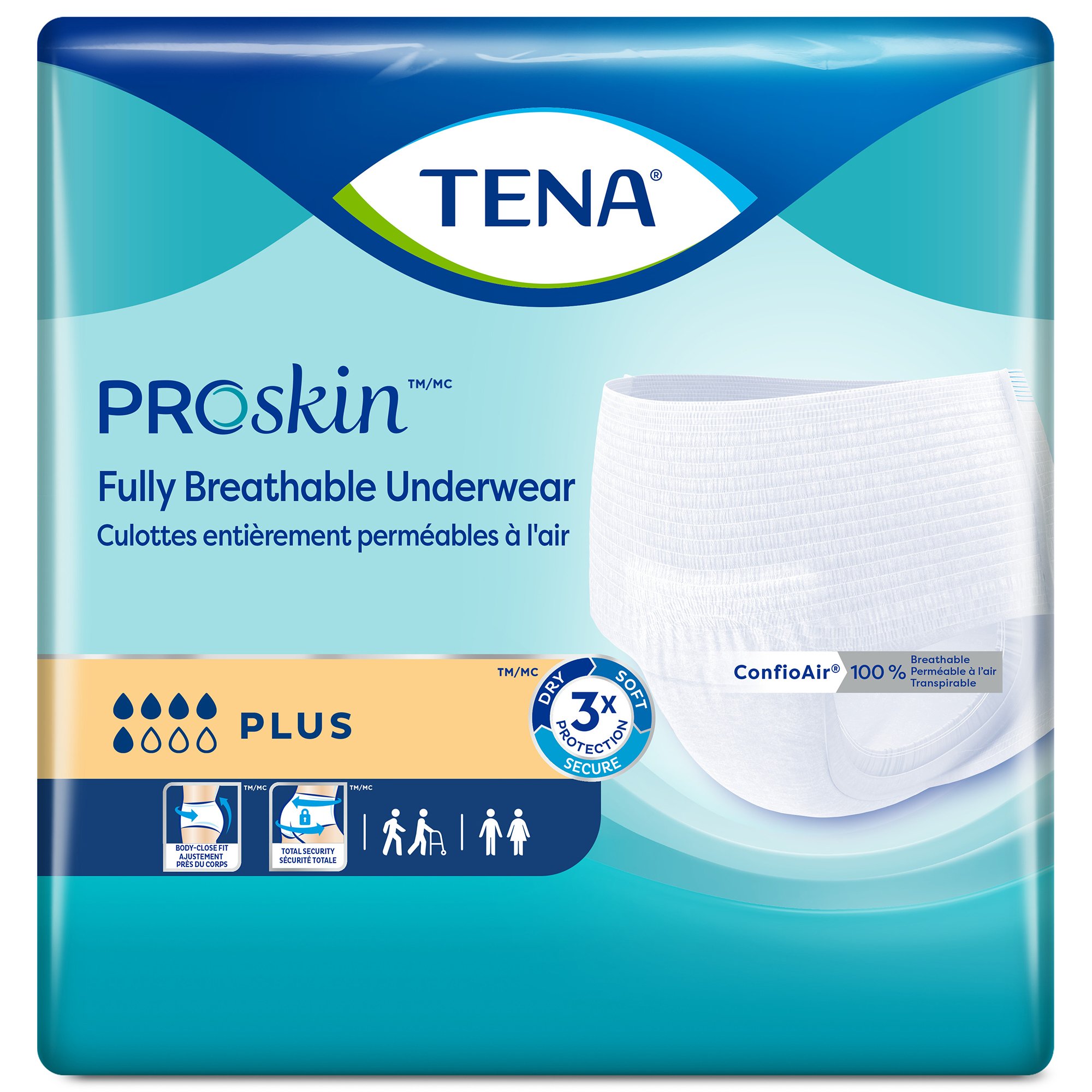 TENA ProSkin Plus Fully Breathable Absorbent Underwear Questions & Answers