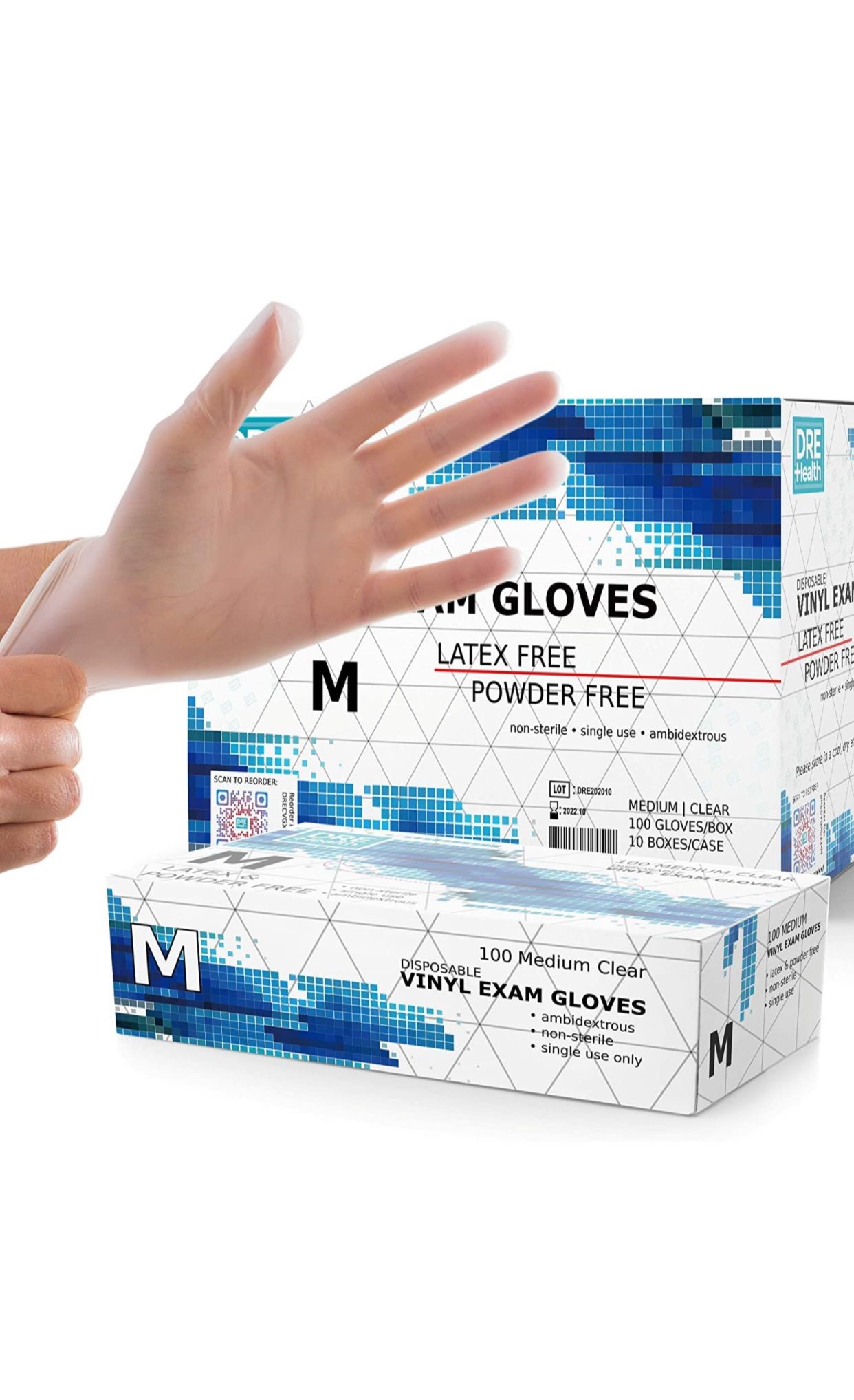 DRE Health Vinyl Exam Gloves Questions & Answers