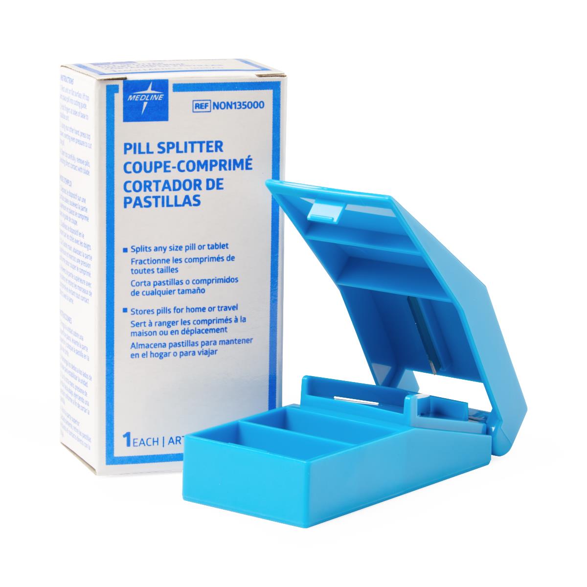 Pill Splitter, Blue, Carton Questions & Answers