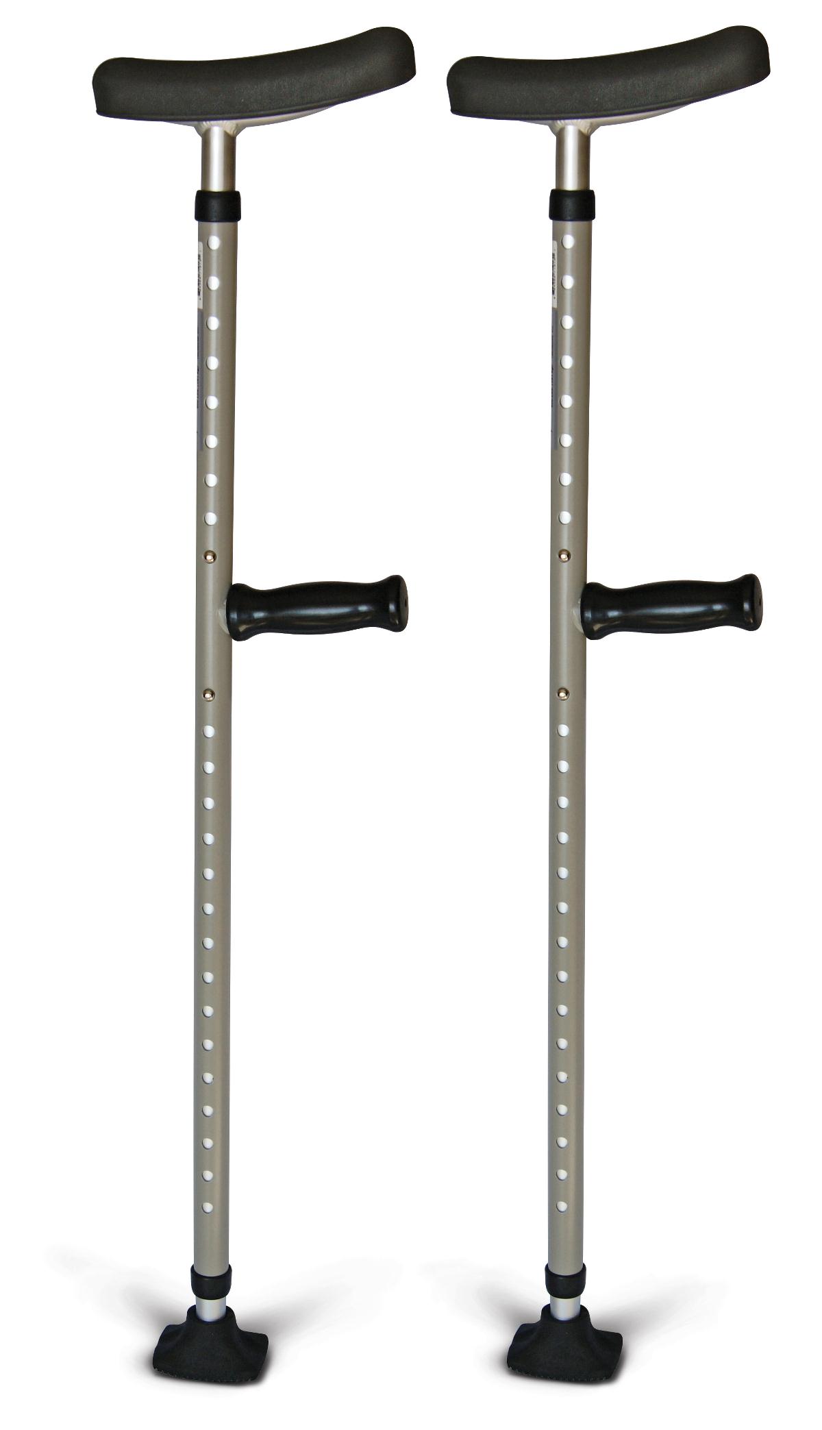 Single-Tube Crutches with 400 lb. Capacity, Universal, Case Questions & Answers