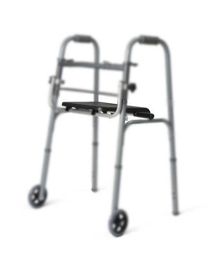 Is it possible to fold the walker with the seat attached?