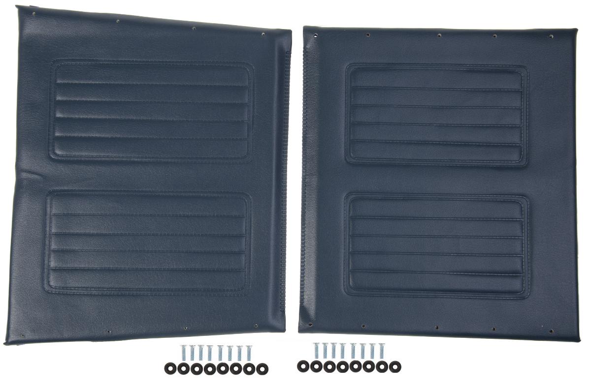 For Medline Wheelchair Upholstery Kits, are the back and seat included?