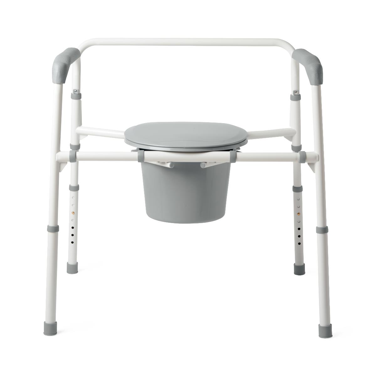 Could you provide the seat opening dimensions for the bariatric commode?