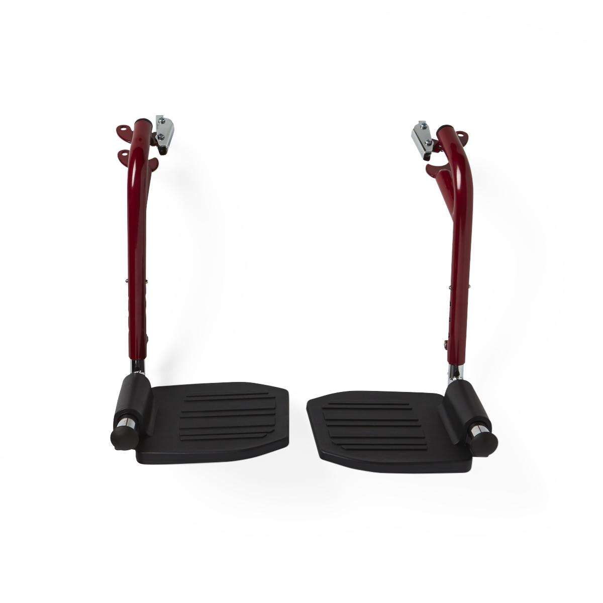 Are the wheelchair footrests compatible with a Drive ATC 19 chair?