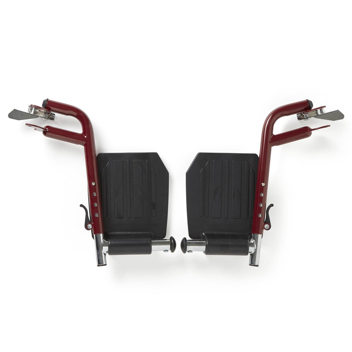 Can the Medline wheelchair footrest attach to a Vocic Rollator Z21?