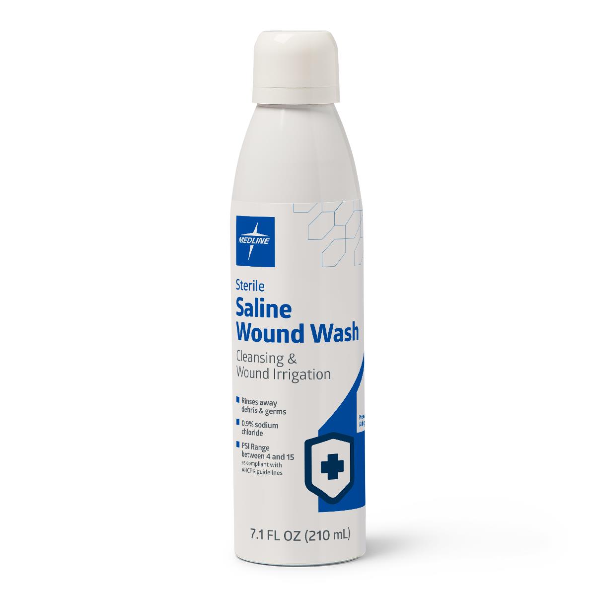 Could you provide the expiration date for Medline Saline Wound Wash?